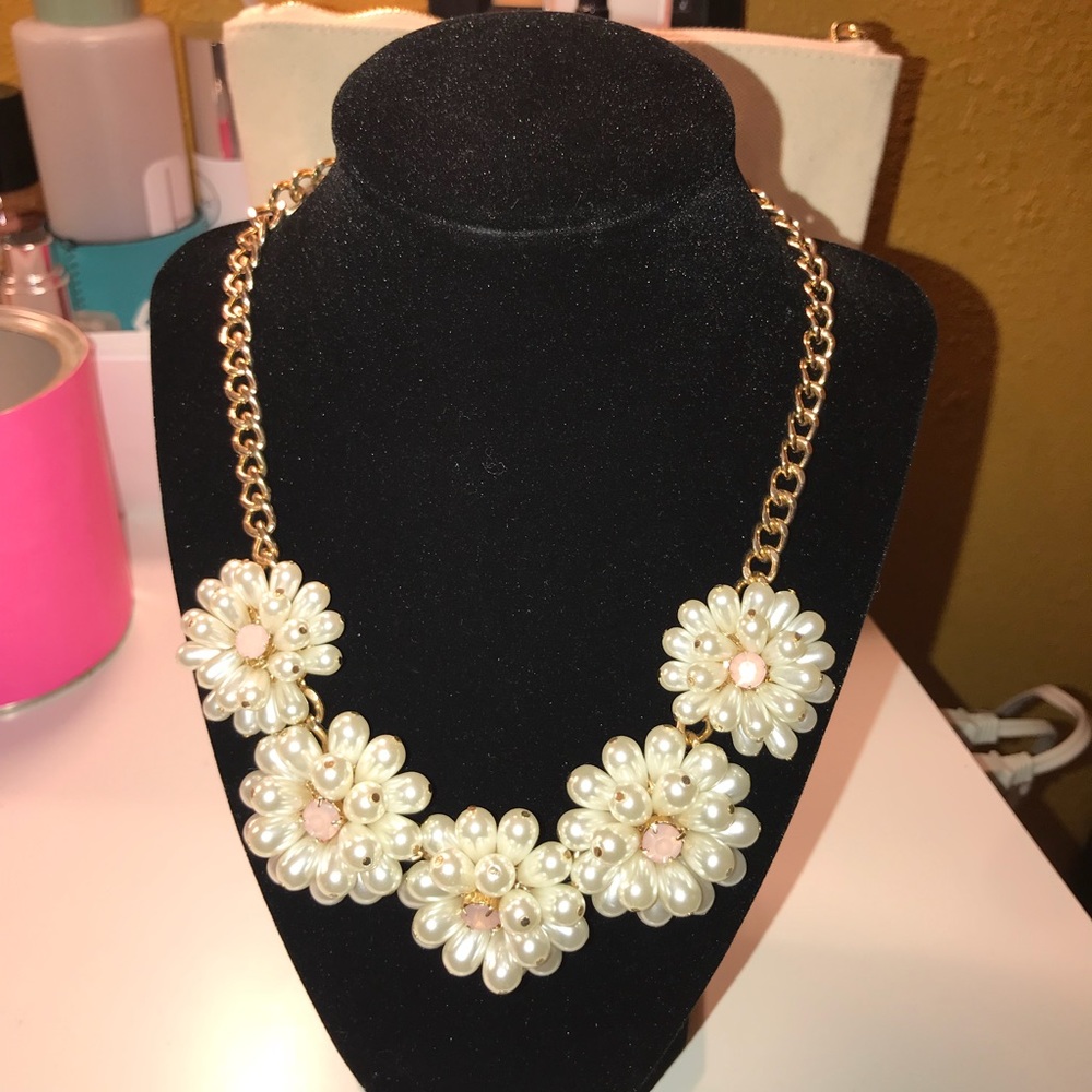 Flower Statement Necklace